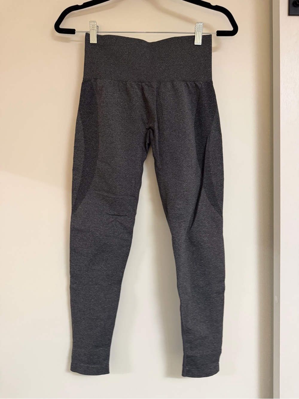 NVGTN High-Waist Performance Leggings - Dark Gray Contour